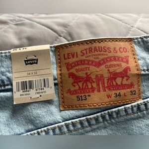 Levi's Men's 513 Straight Jeans - Light Blue